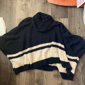 Boucle Sweater Poncho